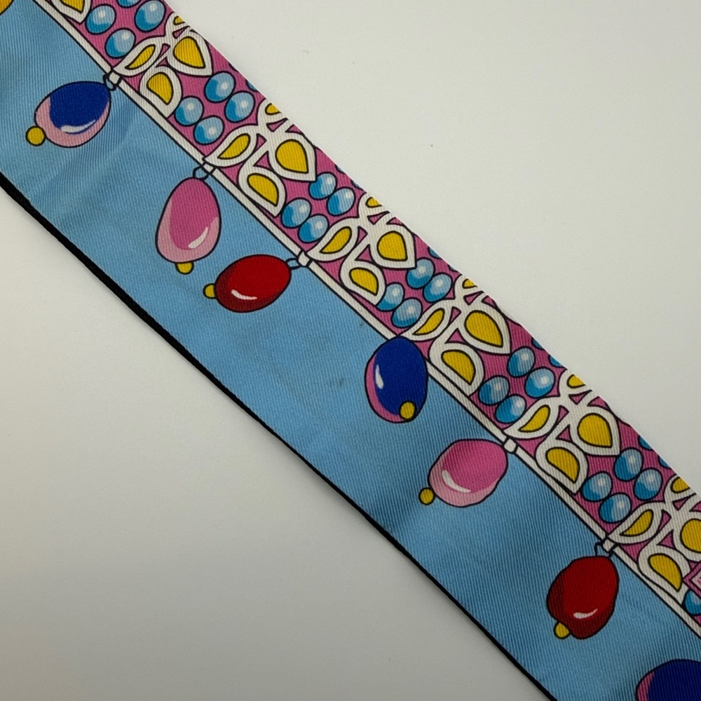 Hermes multicolor Twilly Scarf - Picture 10 of 11